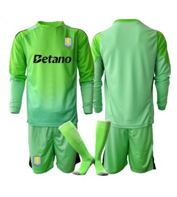 Aston Villa Goalkeeper Replica Away Stadium Kit for Kids 2025-26 Long Sleeve (+ pants)